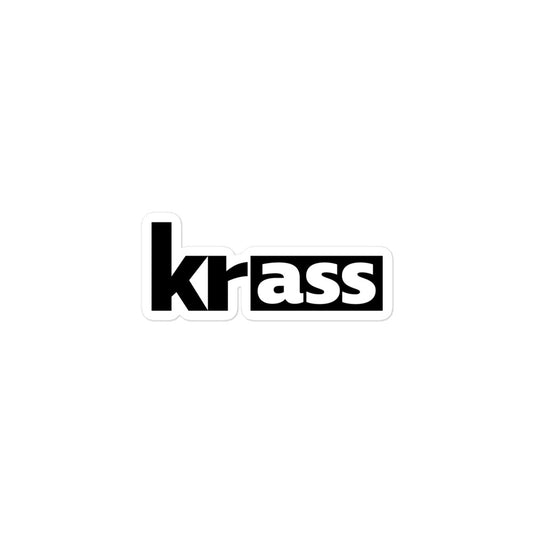 krass logo sticker